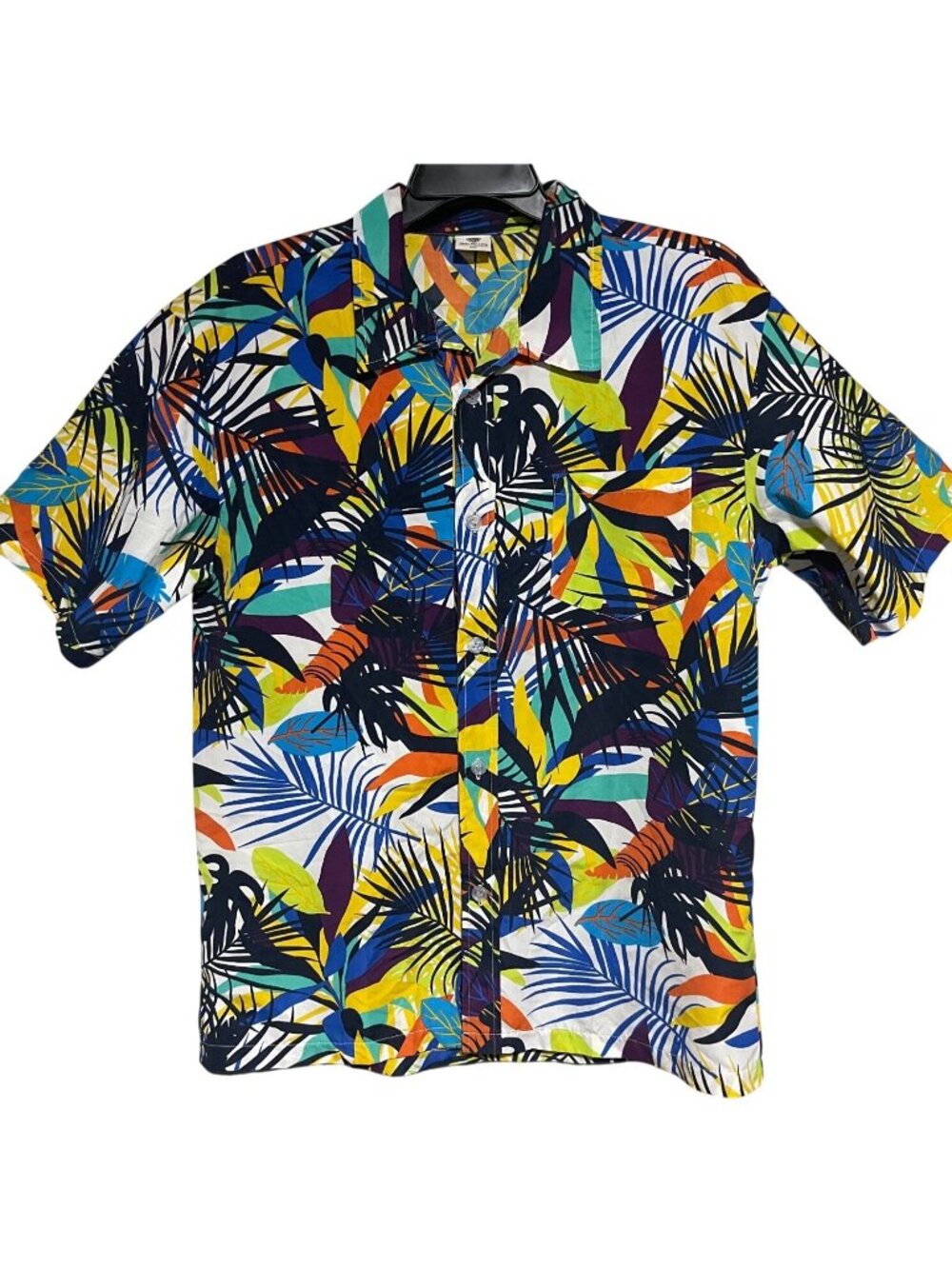 Tailor Pal Love Mens Tropical Hawaiian Button Up Shirt Size 4XL  Resort Wear